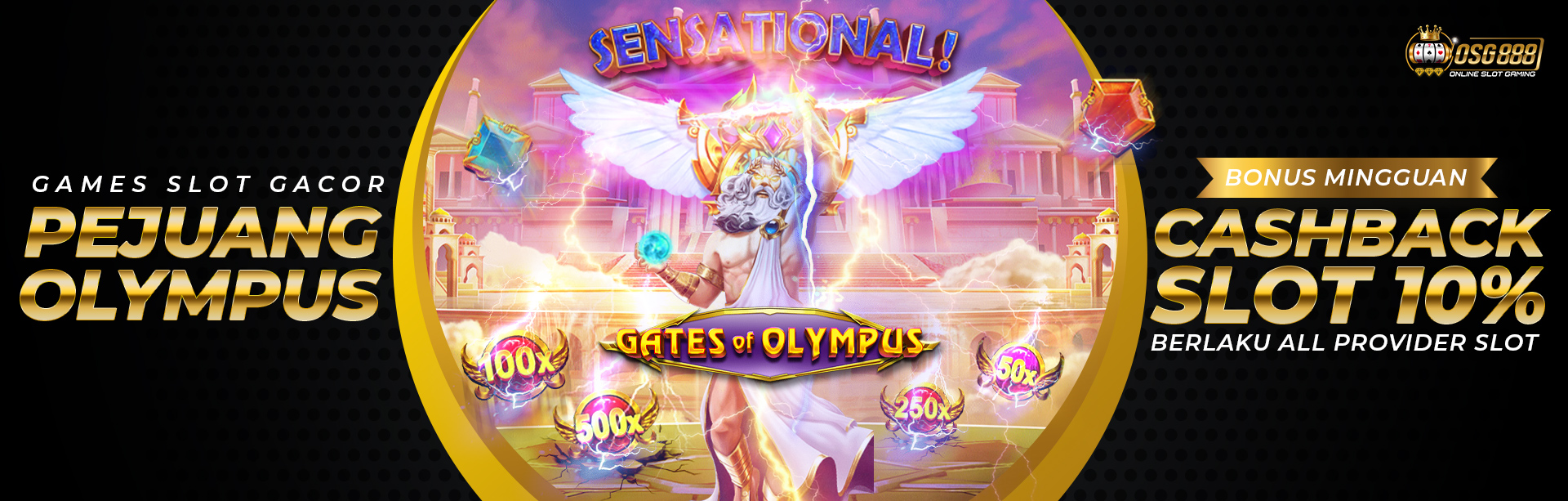 CASHBACK SLOT PAPA ZEUS 10%