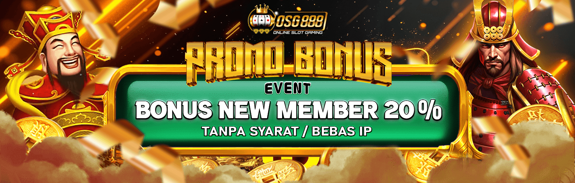 Promo Bonus New Member 20%