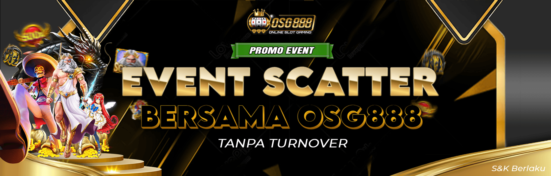 EVENT SCATTER OSG888 TANPA TO