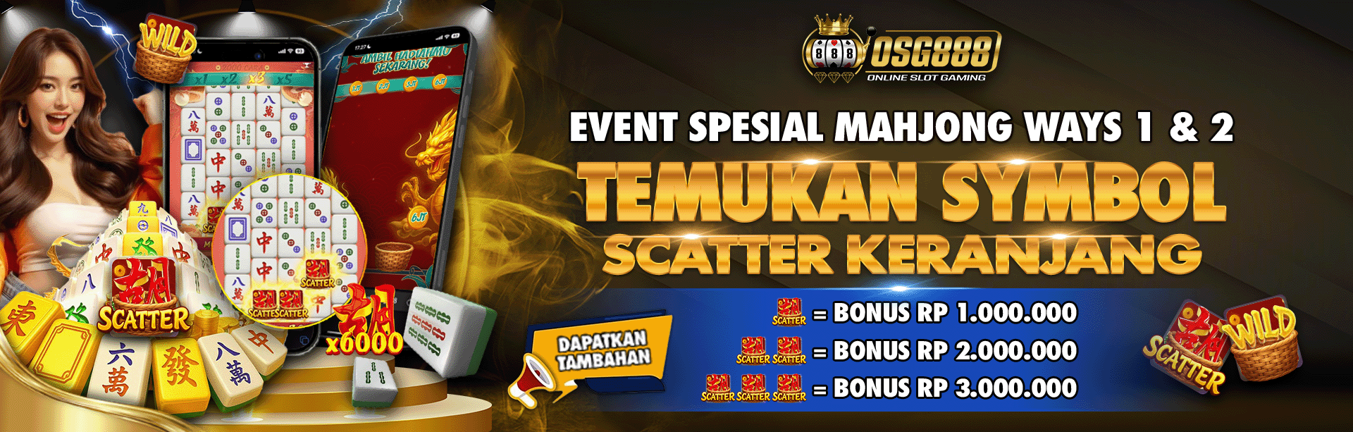 Event Spesial Mahjong Ways 1 & 2 Scatter Keranjang