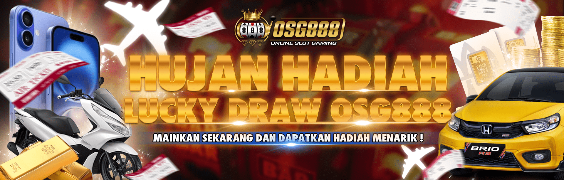 🎉 HUJAN HADIAH LUCKY DRAW OSG888! 🎉