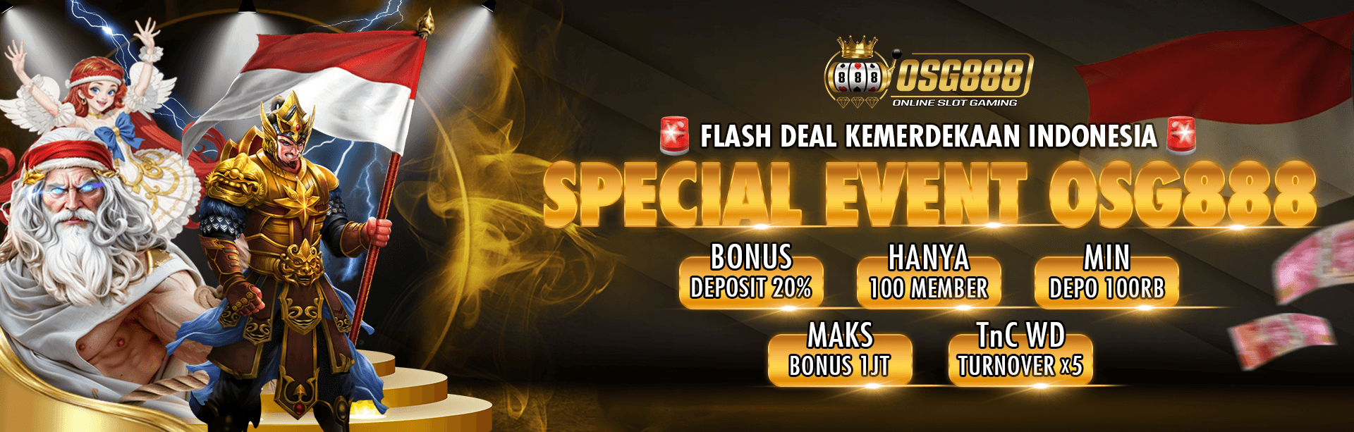 🚨 FLASH DEAL KEMERDEKAAN INDONESIA 🚨