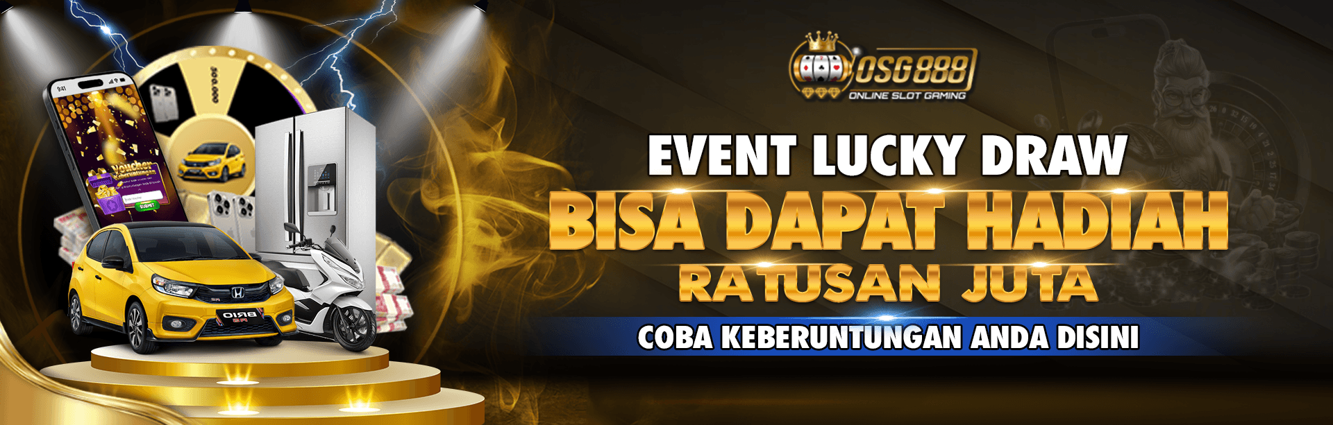 EVENT BONUS LUCKY DRAW OSG888