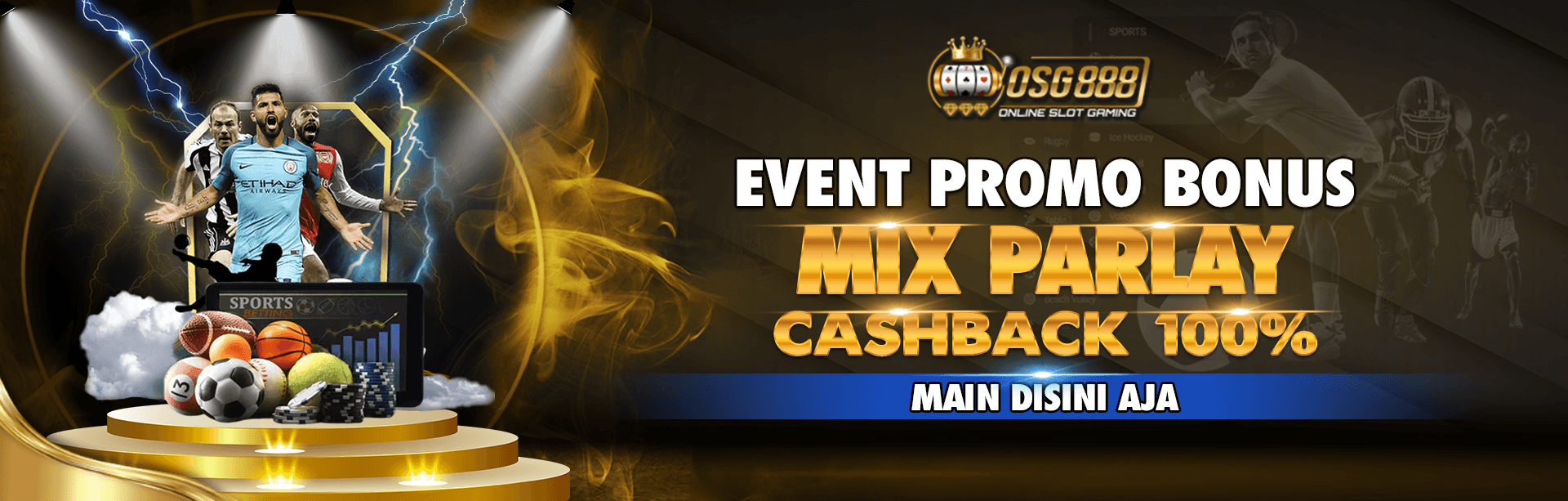 EVENT MIX PARLAY CHASBACK 100%