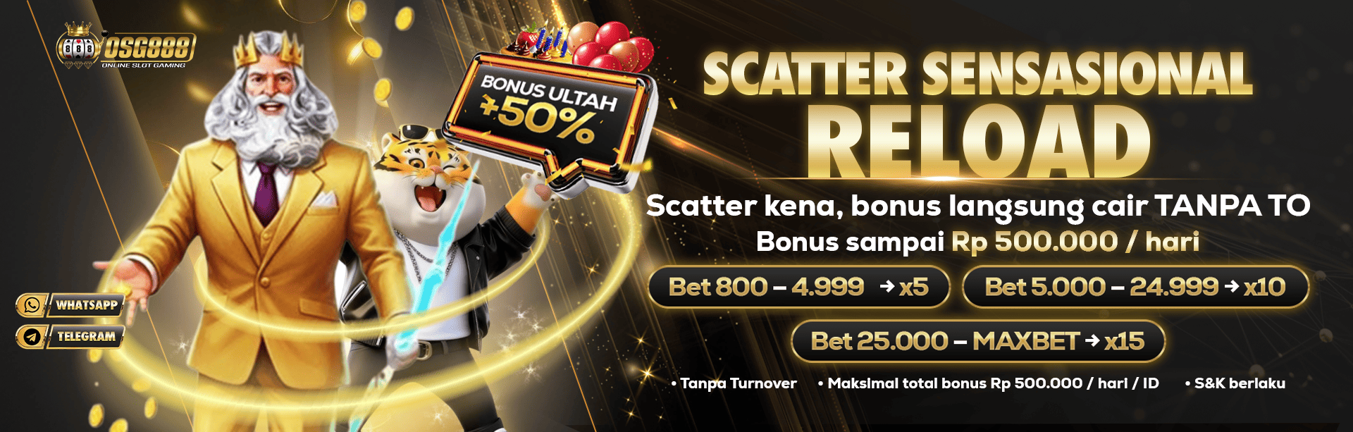 ✨ SCATTER SENSASIONAL RELOAD ✨